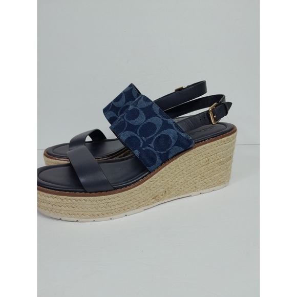 COACH KAMI  Espadrille Platform Sandals Women Sz 11 - Picture 9 of 11